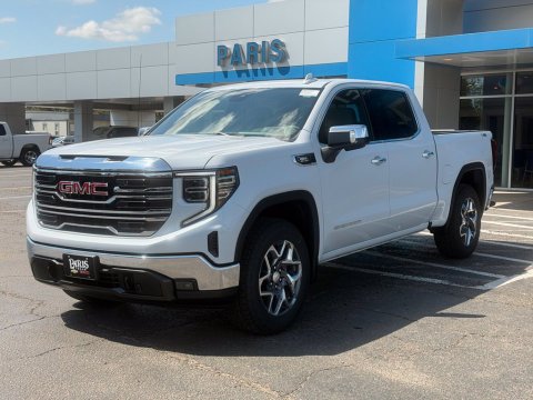 New Glacier White Tricoat 2026 GMC Sierra 1500 SLT 4WD - photo 3 - Stock #261347