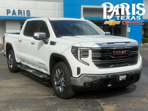 Summit White 2026 GMC Sierra 1500 SLT 4WD for sale in Paris, TX - Stock #261317