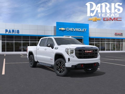 Summit White 2026 GMC Sierra 1500 AT4 4WD for sale in Paris, TX - Stock #261423