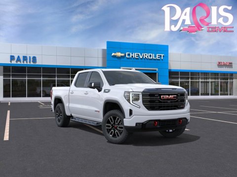 Summit White 2026 GMC Sierra 1500 AT4 4WD for sale in Paris, TX - Stock #261423