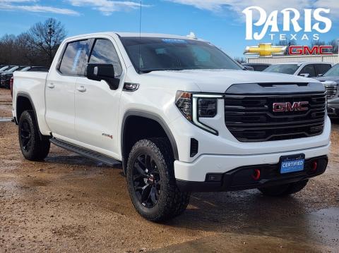  Certified 2024 GMC Sierra 1500 AT4 Stock#250170A Summit White 