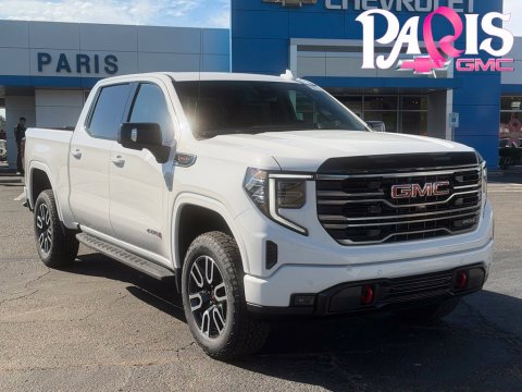 Summit White 2026 GMC Sierra 1500 AT4 4WD for sale in Paris, TX - Stock #261469