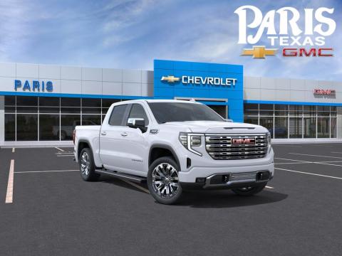 Glacier White Tricoat 2026 GMC Sierra 1500 Denali 4WD for sale in Paris, TX - Stock #261004