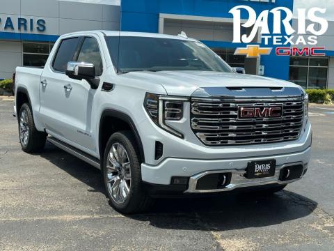 Glacier White Tricoat 2026 GMC Sierra 1500 Denali 4WD for sale in Paris, TX - Stock #261004