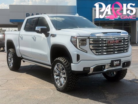 Glacier White 2026 GMC Sierra 1500 Denali 4WD for sale in Paris, TX - Stock #261226