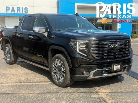 Onyx Black 2026 GMC Sierra 1500 Denali Ultimate 4WD for sale in Paris, TX - Stock #261228