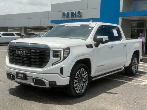 Certified Pre-Owned White Frost Tricoat 2023 GMC Sierra 1500 Denali Ultimate 4WD - photo 3 - Stock #260987A