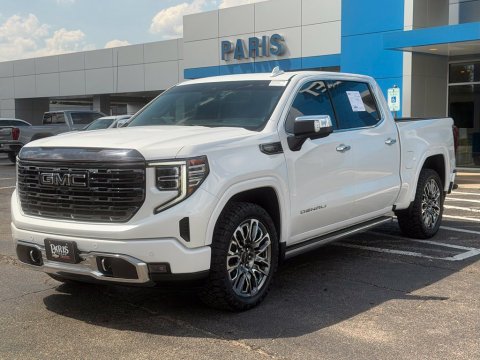 Pre-Owned White Frost Tricoat 2023 GMC Sierra 1500 Denali Ultimate 4WD - photo 3 - Stock #261001B