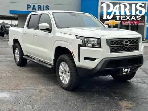 Glacier White 2022 Nissan Frontier SV 4WD for sale in Paris, TX - Stock #A1066A