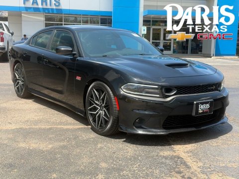 Pitch Black Clearcoat 2019 Dodge Charger R/T Scat Pack RWD for sale in Paris, TX - Stock #261179A
