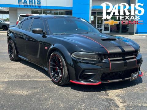 Pitch Black Clearcoat 2023 Dodge Charger R/T Scat Pack RWD for sale in Paris, TX - Stock #260910A