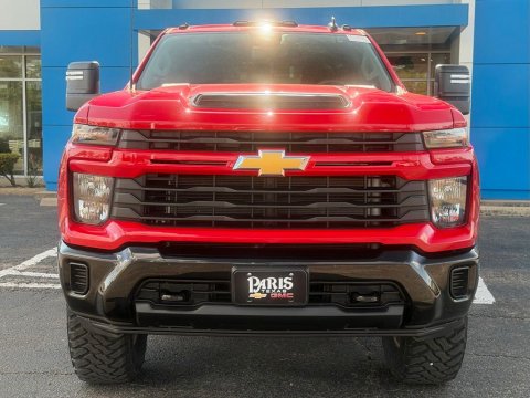 Pre-Owned Red Hot 2025 Chevrolet Silverado 2500HD Custom 4WD - photo 2 - Stock #261105B