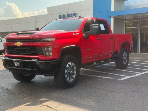 Pre-Owned Red Hot 2025 Chevrolet Silverado 2500HD Custom 4WD - photo 3 - Stock #261105B