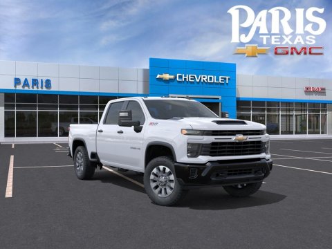 Summit White 2026 Chevrolet Silverado 2500HD Custom 4WD for sale in Paris, TX - Stock #261308
