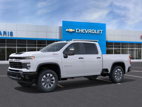 New Summit White 2026 Chevrolet Silverado 2500HD Custom 4WD - photo 2 - Stock #261308