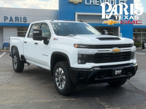 Summit White 2026 Chevrolet Silverado 2500HD Custom 4WD for sale in Paris, TX - Stock #261308