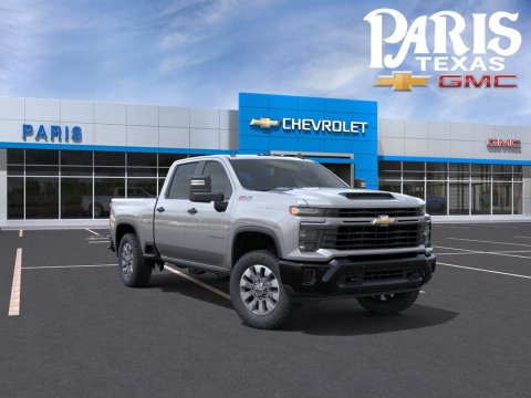Sterling Gray Metallic 2026 Chevrolet Silverado 2500HD Custom 4WD for sale in Paris, TX - Stock #261310