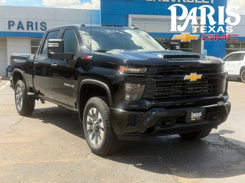 Black 2026 Chevrolet Silverado 2500HD Custom 4WD for sale in Paris, TX - Stock #261296