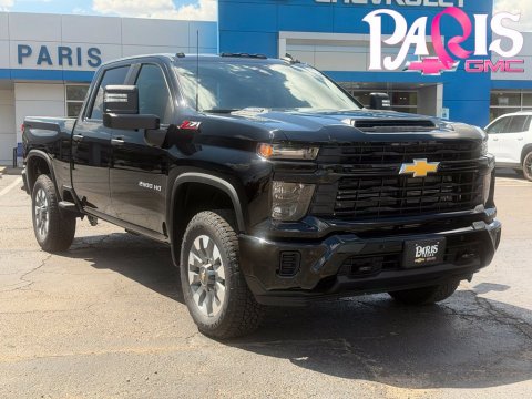 Black 2026 Chevrolet Silverado 2500HD Custom 4WD for sale in Paris, TX - Stock #261296