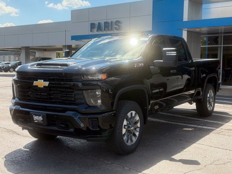 New Black 2026 Chevrolet Silverado 2500HD Custom 4WD - photo 3 - Stock #261296