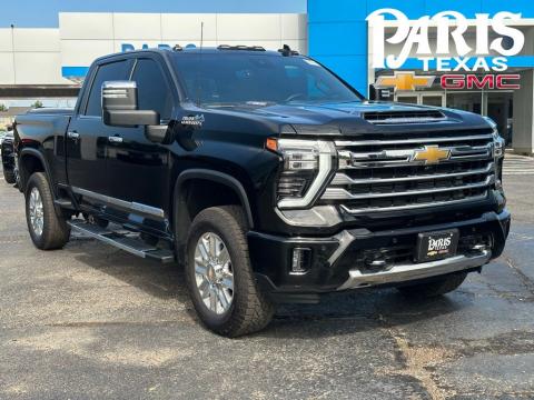 Black 2025 Chevrolet Silverado 2500HD High Country 4WD for sale in Paris, TX - Stock #B5591