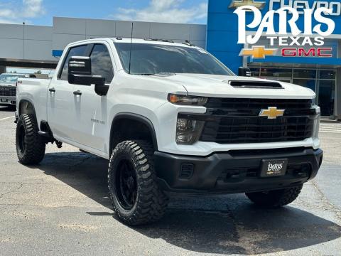 Summit White 2024 Chevrolet Silverado 2500HD Work Truck 4WD for sale in Paris, TX - Stock #A1079