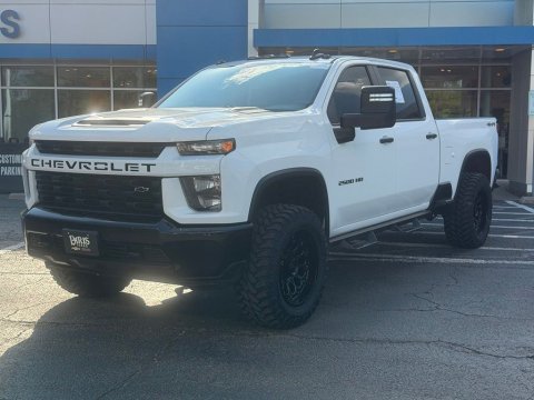 Pre-Owned Summit White 2022 Chevrolet Silverado 2500HD Custom 4WD - photo 3 - Stock #261051A