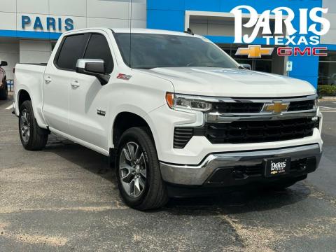 Summit White 2024 Chevrolet Silverado 1500 LT 4WD for sale in Paris, TX - Stock #260653B