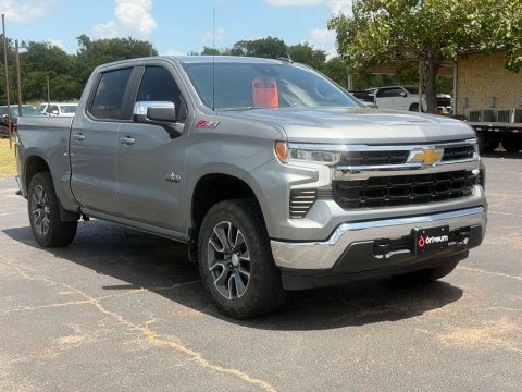 Sterling Gray Metallic 2023 Chevrolet Silverado 1500 LT 4WD for sale in Paris, TX - Stock #X2544