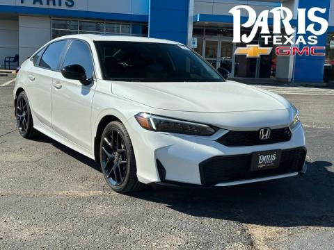  Pre-Owned 2025 Honda Civic Hybrid Stock#260599A White FWD 