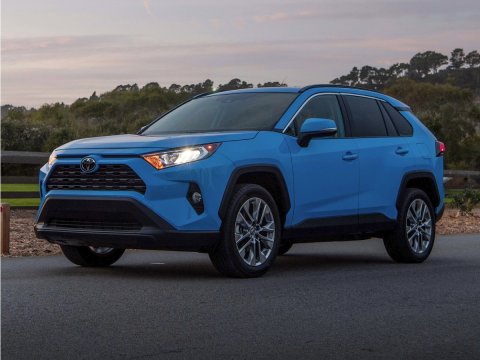 Super White 2019 Toyota RAV4 XLE FWD for sale in Paris, TX - Stock #B5627