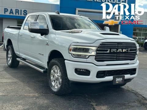 Bright White Clearcoat 2024 Ram 2500 Laramie 4WD for sale in Paris, TX - Stock #260845A