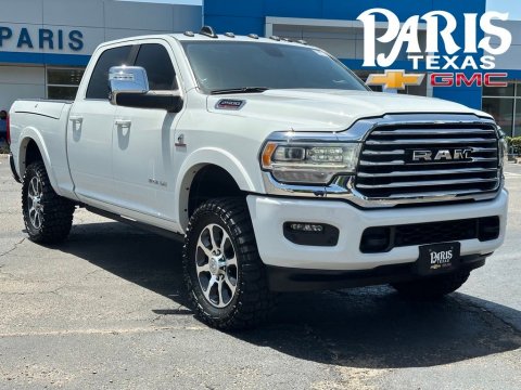 Bright White Clearcoat 2023 Ram 2500 Longhorn 4WD for sale in Paris, TX - Stock #261041A