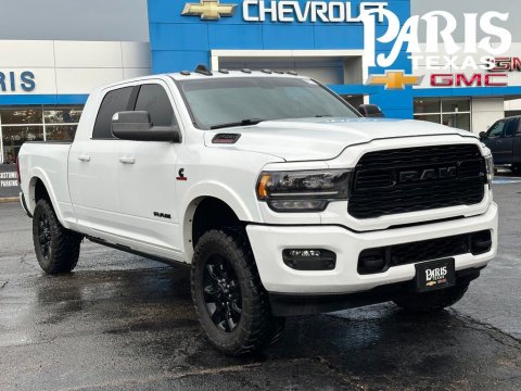 Bright White Clearcoat 2022 Ram 2500 Limited 4WD for sale in Paris, TX - Stock #B5591B