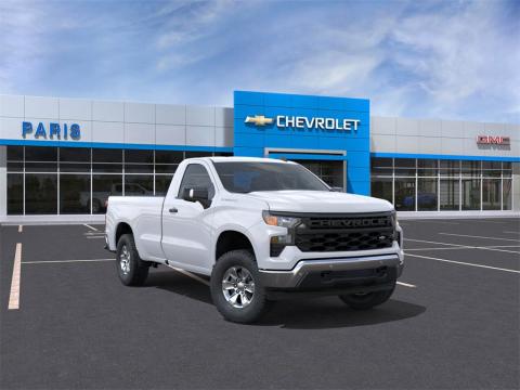  New 2026 Chevrolet Silverado 1500 WT Stock#260173 Summit White 