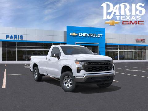  New 2026 Chevrolet Silverado 1500 WT Stock#260173 Summit White 