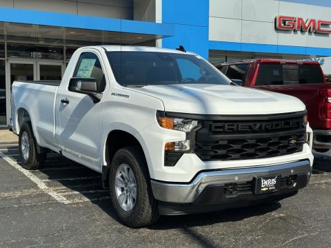  New 2026 Chevrolet Silverado 1500 WT Stock#260103 Summit White 