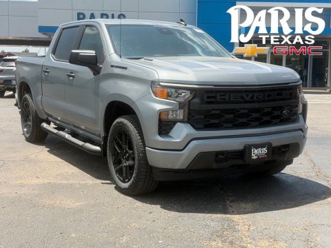 Sterling Gray Metallic 2026 Chevrolet Silverado 1500 Custom RWD for sale in Paris, TX - Stock #261259