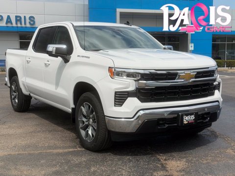 Summit White 2026 Chevrolet Silverado 1500 LT RWD for sale in Paris, TX - Stock #261278