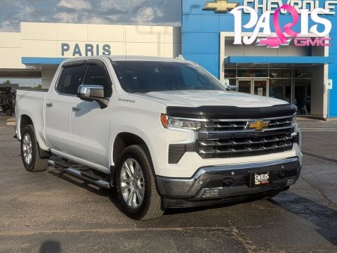 Summit White 2024 Chevrolet Silverado 1500 LTZ RWD for sale in Paris, TX - Stock #261306A