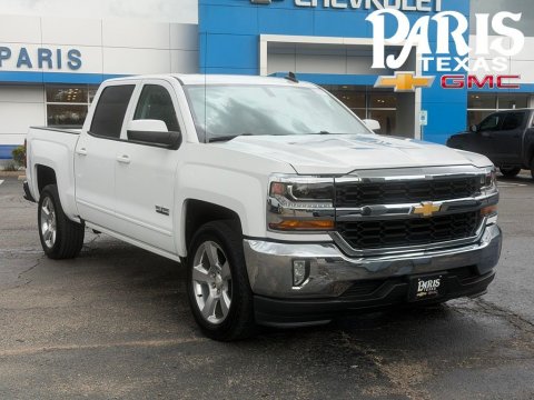 Summit White 2018 Chevrolet Silverado 1500 LT RWD for sale in Paris, TX - Stock #260940A