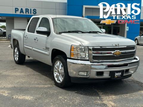 Silver Ice Metallic 2013 Chevrolet Silverado 1500 LT RWD for sale in Paris, TX - Stock #260169B