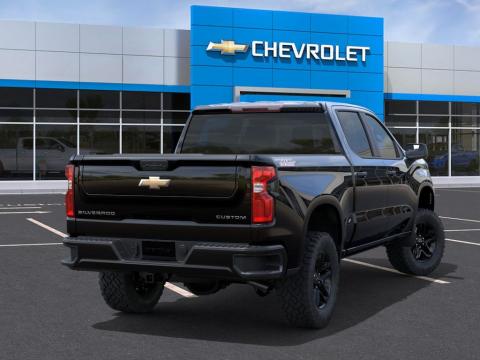 New Black 2026 Chevrolet Silverado 1500 Custom Trail Boss 4WD - photo 4 - Stock #261045