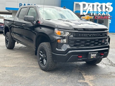 Black 2026 Chevrolet Silverado 1500 Custom Trail Boss 4WD for sale in Paris, TX - Stock #261045