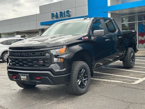 New Black 2026 Chevrolet Silverado 1500 Custom Trail Boss 4WD - photo 3 - Stock #261045
