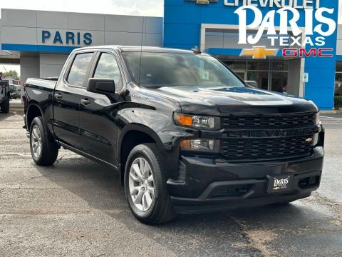 Black 2020 Chevrolet Silverado 1500 Custom RWD for sale in Paris, TX - Stock #260780A