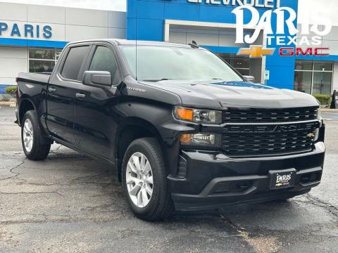 Black 2021 Chevrolet Silverado 1500 Custom RWD for sale in Paris, TX - Stock #260615E