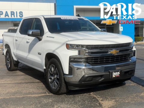 Summit White 2021 Chevrolet Silverado 1500 LT RWD for sale in Paris, TX - Stock #260945A