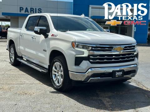 Iridescent Pearl Tricoat 2024 Chevrolet Silverado 1500 LTZ 4WD for sale in Paris, TX - Stock #260686A
