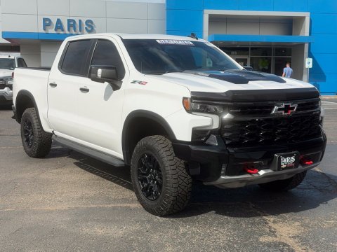 Summit White 2024 Chevrolet Silverado 1500 ZR2 4WD for sale in Paris, TX - Stock #261096A
